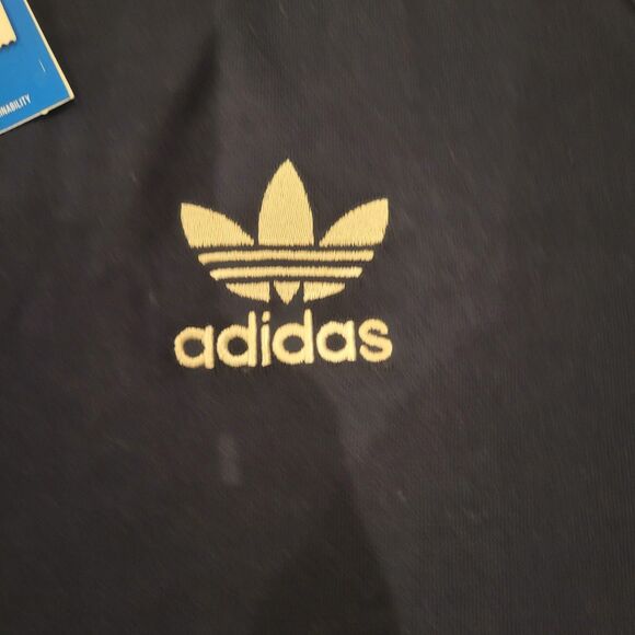 NWT ADIDAS Original 3-STRIPES TEE T-SHIRT Men SIZE 2XL Navy Embroidered Logo - Picture 9 of 12